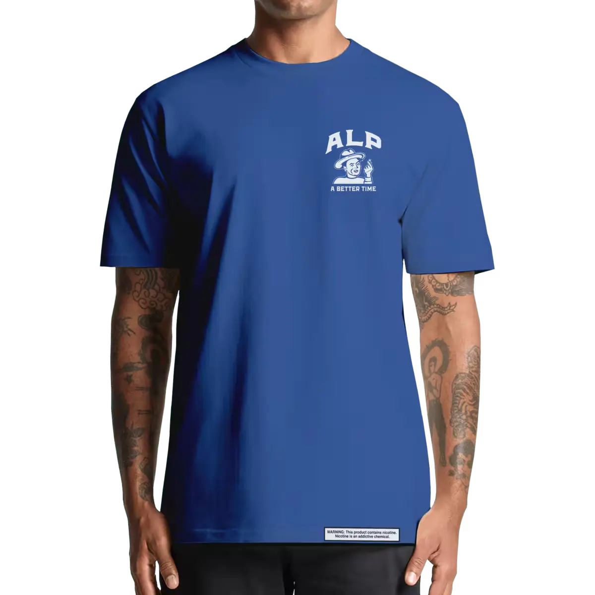 Classic Tee Blue - Image 3