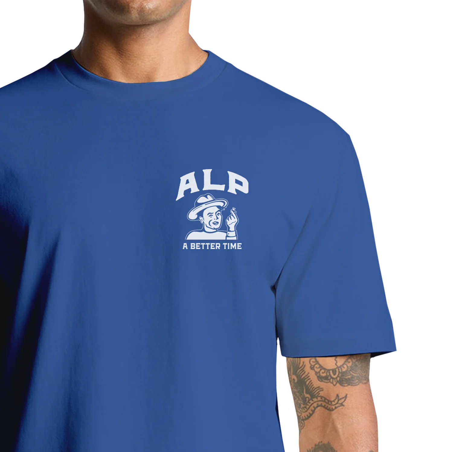 Classic Tee Blue - Image 6