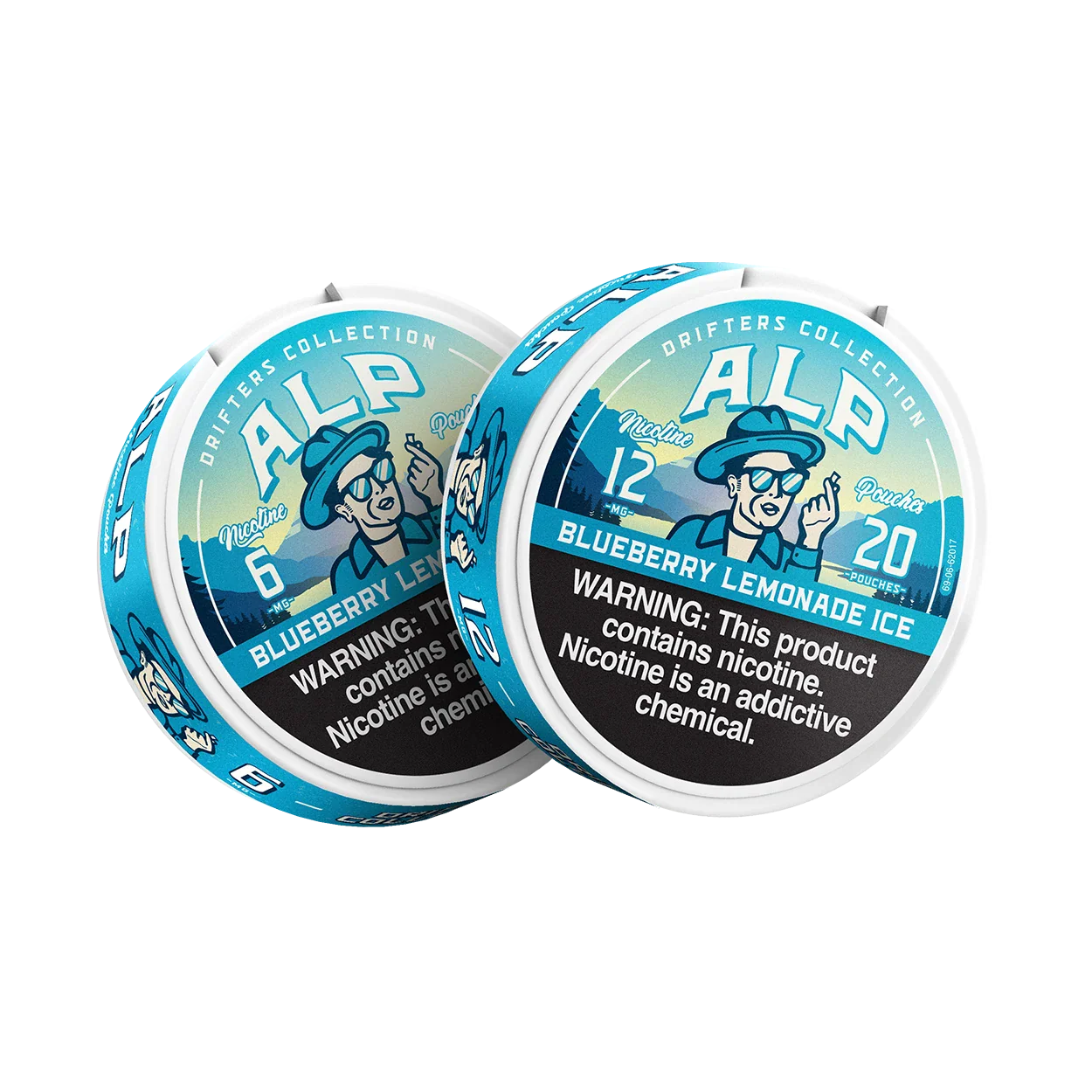 Drifters Blueberry Lemonade Ice Nicotine Pouches - Image 3