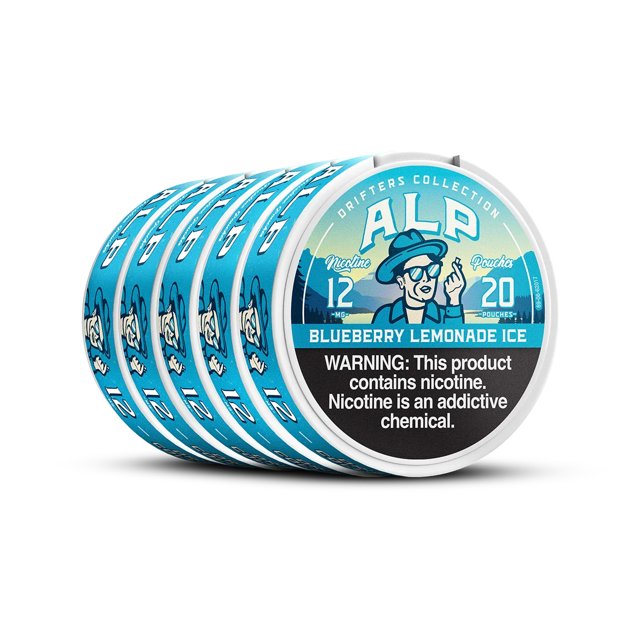 Drifters Blueberry Lemonade Ice Nicotine Pouches - Image 7