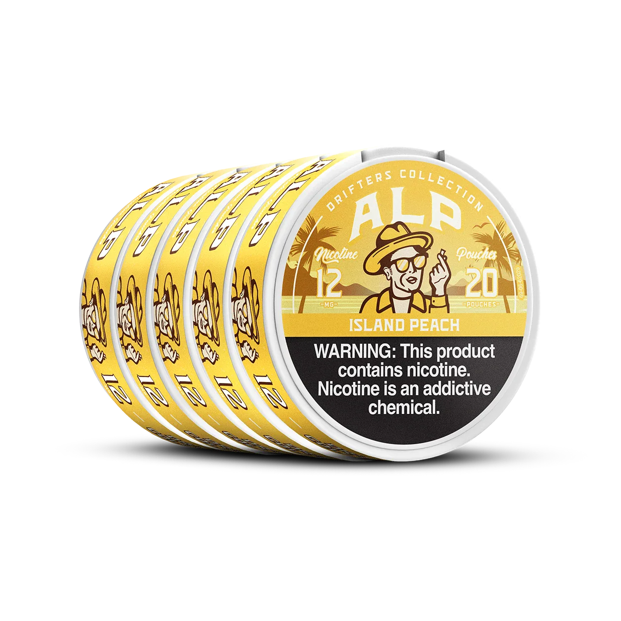 Drifters Island Peach Nicotine Pouches - Image 7
