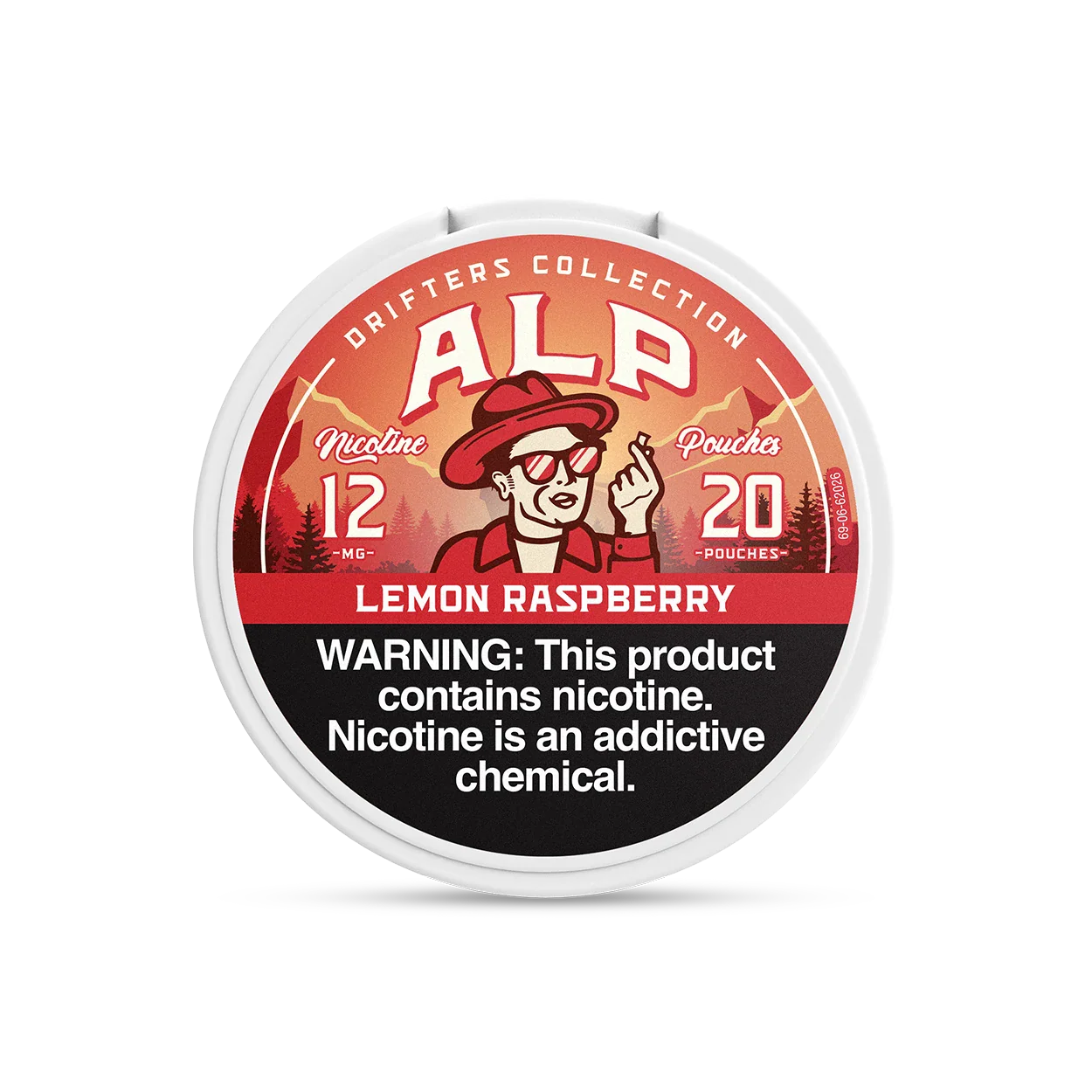 Drifters Lemon Raspberry Nicotine Pouches - Image 4