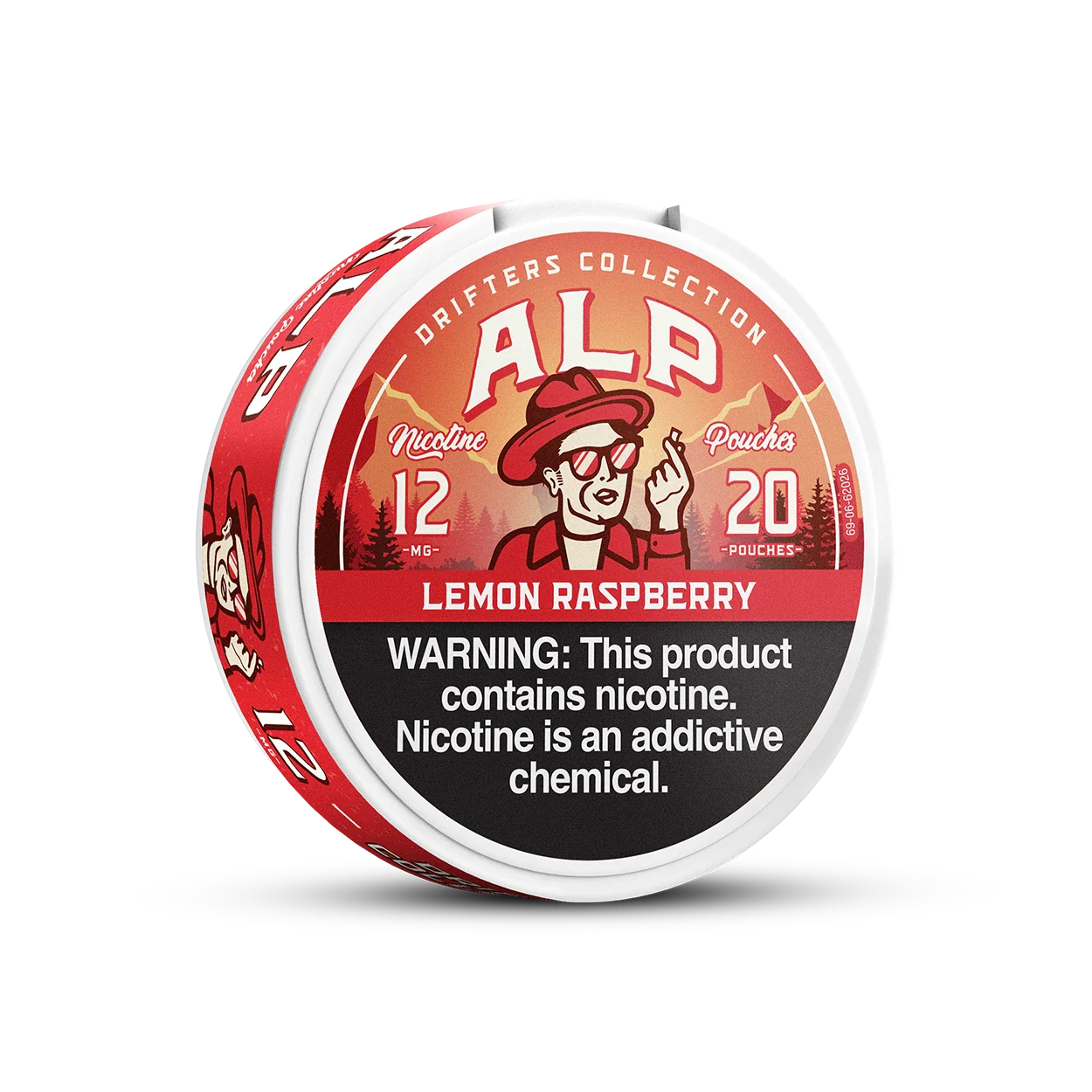 Drifters Lemon Raspberry Nicotine Pouches - Image 5