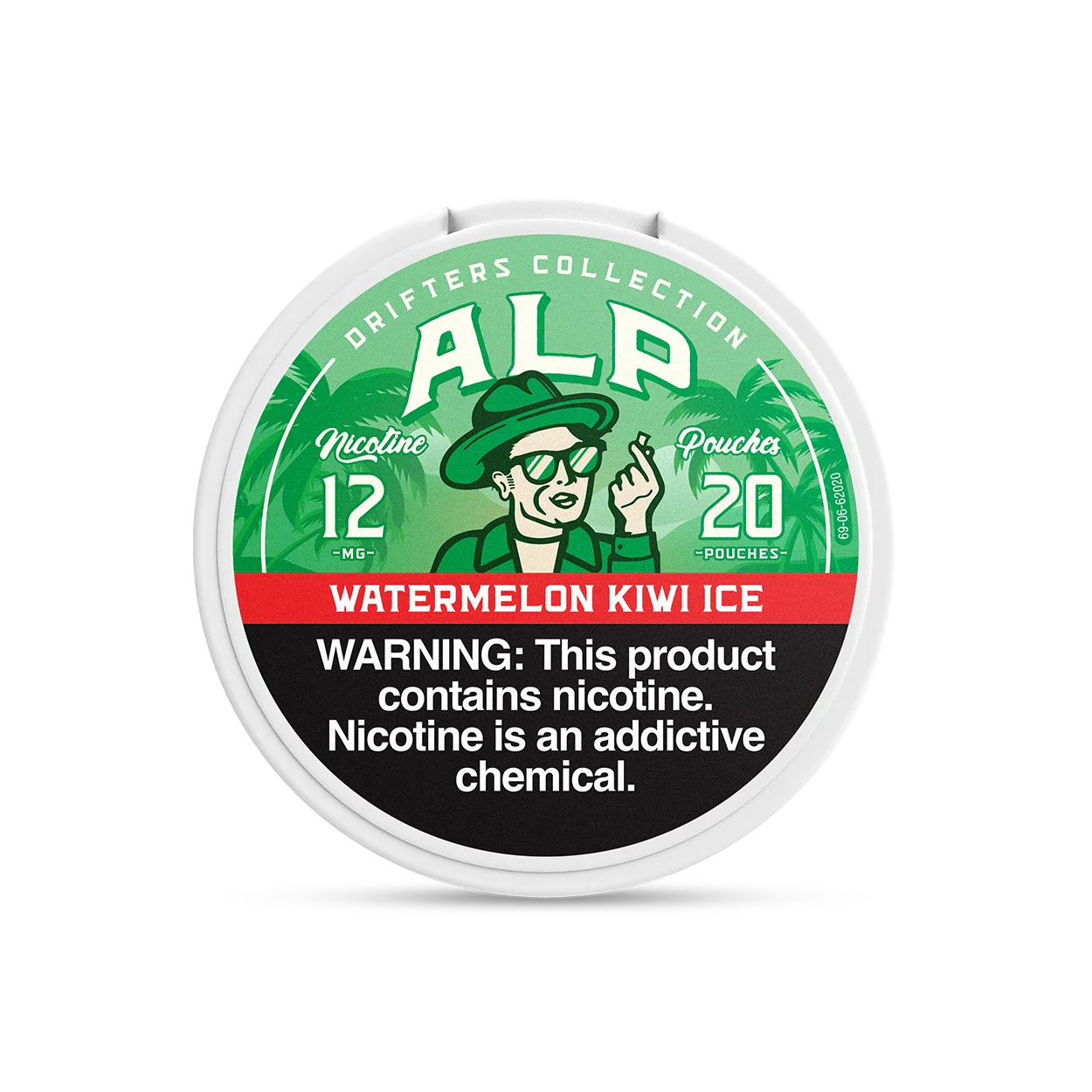 Drifters Watermelon Kiwi Ice Nicotine Pouches - Image 4