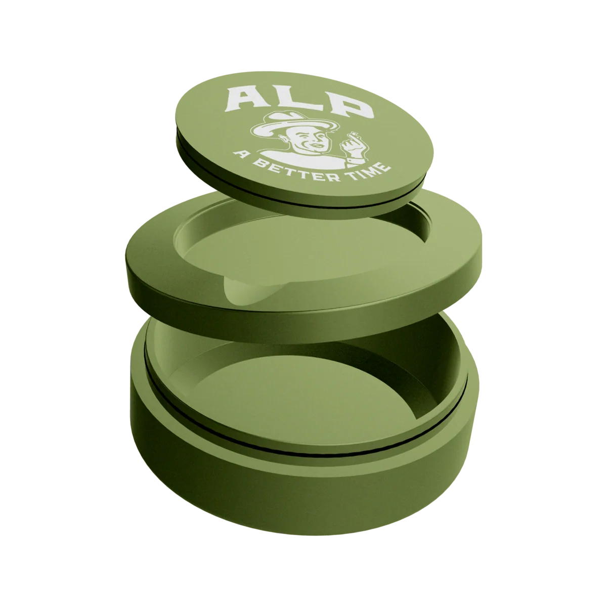 Metal Travel Tin Forest Green - Image 4